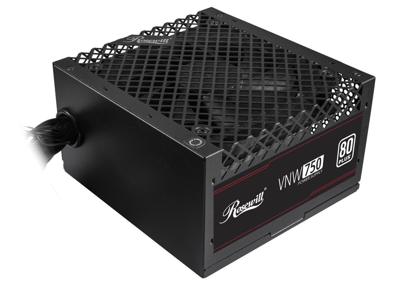Power Supply 750W - Rosewill VNW 750W 80+ certifié blanc,