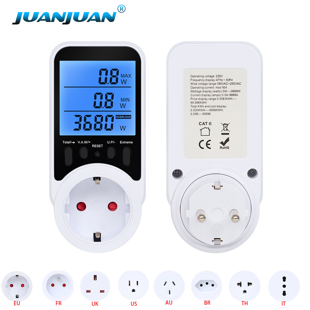 Power Supply Tester - Compteur de puissance d'énergie à écran