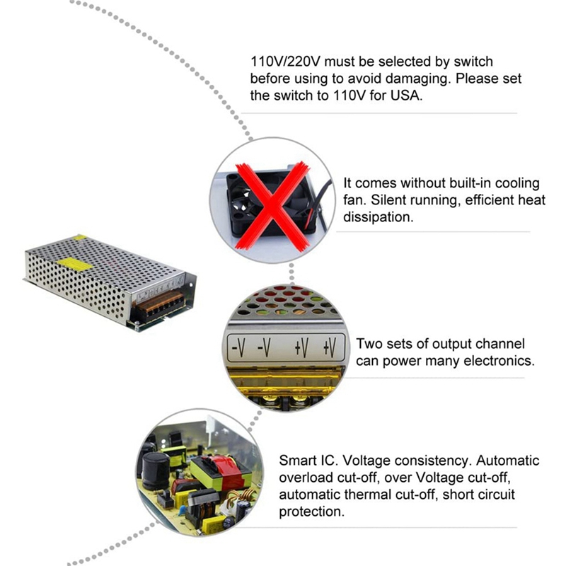 Transformateur d'alimentation  - Dc Power Supply 12V avis et prix