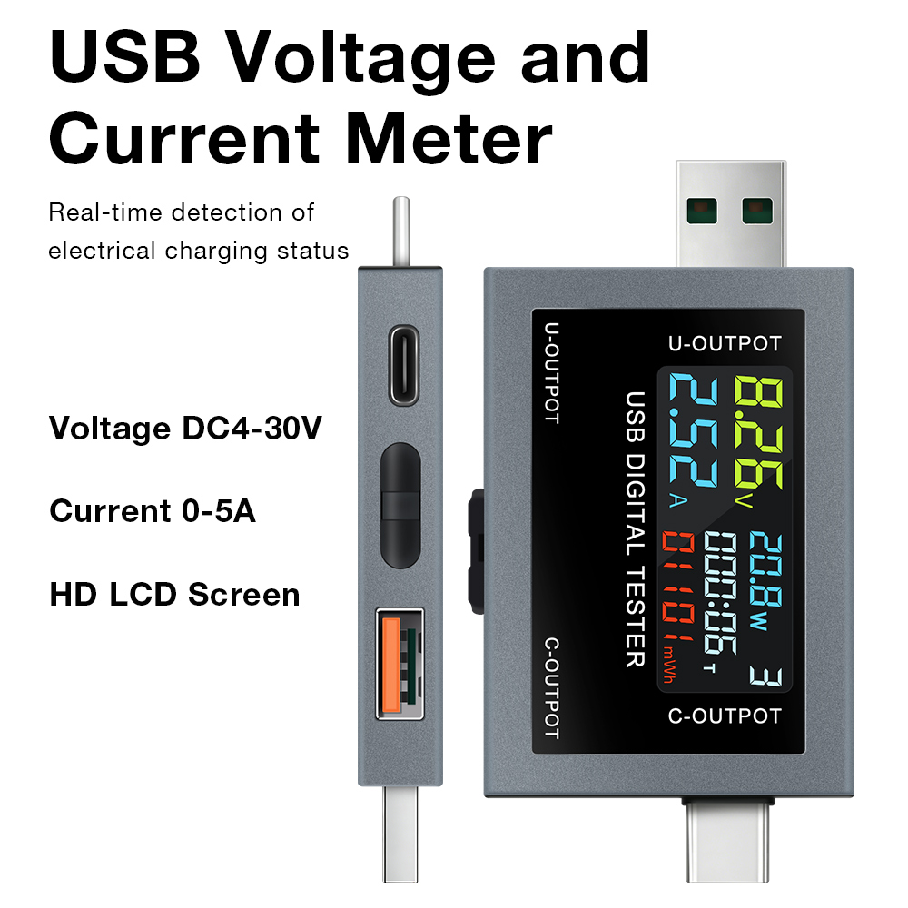 Testeur de charge USB Type-C D - Power Supply Tester avis et prix