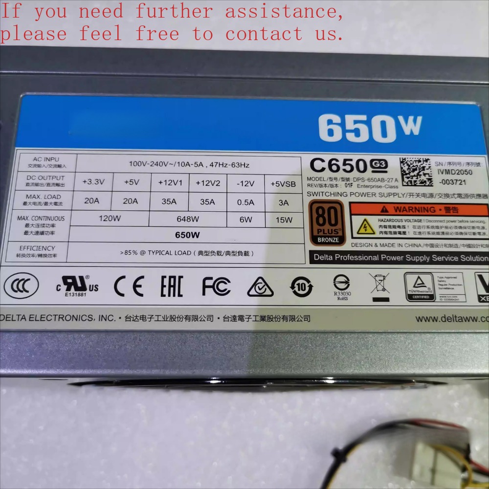 Pour Antiac 850W Module comple - Power Supply 650W avis et prix