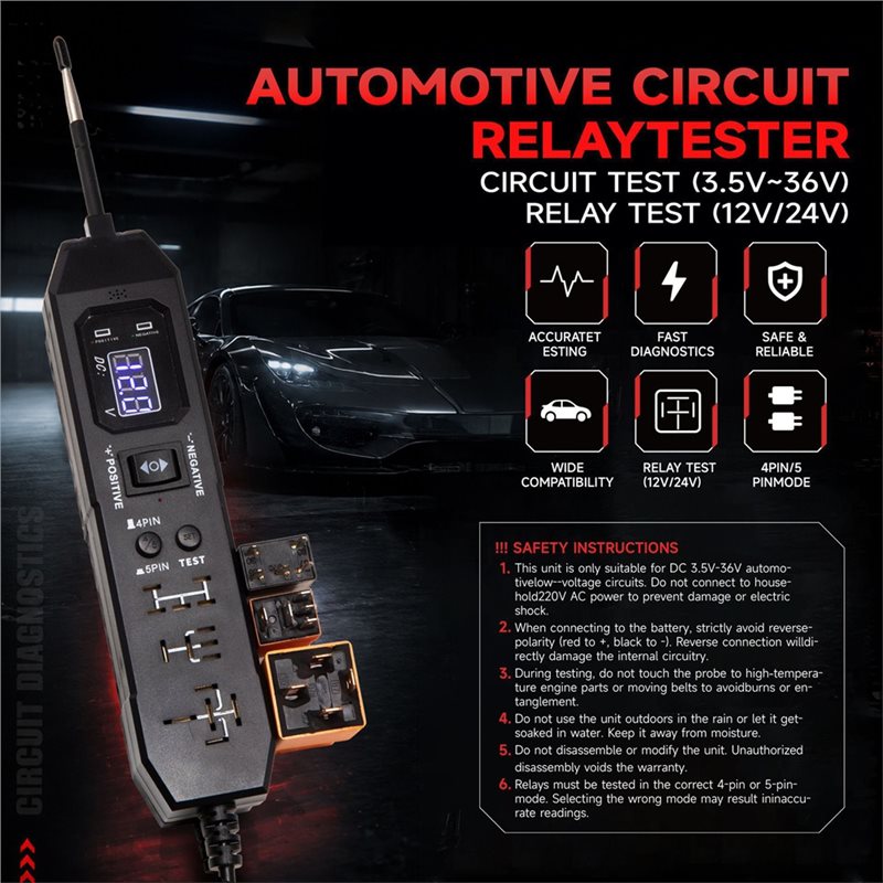 NOUVEAU - Testeur de relais au - Power Supply Tester avis et prix